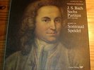 Sontraud SPEIDEL Bach 6 Partitas 3-LP-Box CARUS
