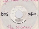 PAUL McCARTNEY-BAND ON THE RUN/BLANK-RARE TEST PRESS