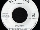 ELVIS PRESLEY PROMO 45 ROUSTABOUT SP-45-139 RARE MINT-