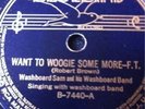 WASHBOARD SAM BLUEBIRD 7440 BLUES 78 RPM E