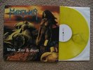 ManOwaR - Wind, Fire and Steel LP Yellow Vinyl RARE