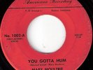 Mary Moultrie You Gotta Hum  Popcorn  Listen
