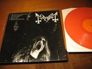 MAYHEM / EMPEROR Split lp 012/300 rare orange red vinyl
