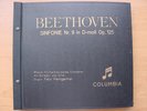 COLUMBIA BEETHOVEN SINFONIE NR.9 FELIX WEINGARTNER