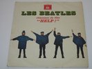 LES BEATLES HELP OSX 230 RARE FRENCH ODEON orange