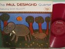 PAUL DESMOND QUARTET W/DON ELLIOTT LP RED WAX 1956 ORIG