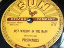The Prisonaires 78 Sun Just walkin' in the rain Rare