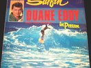 DUANE EDDY SURFIN’ (In Person) RARE 63' LIVE SURF LP