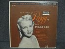 PEGGY LEE SONGS IN AN INTIMATE STYLE RARE 10” VOCAL LP