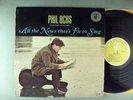 Phil Ochs  All The News That's Fit To Print   Orig Mono