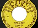 ELVIS PRESLEY That's All Right SUN 209 orig. PUSH MARKS