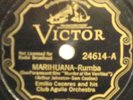 EMILIO CACERES & ORCHESTRA Marihuana VICTOR 78 24614