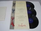 3xLP -JOHANNA MARTZY-BACH UNACCOMPANIED VIOLIN -V RARE