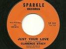 Rockabilly Rock N' Roll 45-Clarence Stacy Sparkle vg++