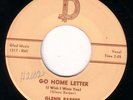 rockabilly 45 GLENN BARBER GO HOME LETTER D 1098