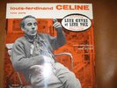 LOUIS FERDINAND CELINE VOUS PARLE, VO DISQUE FESTIVAL