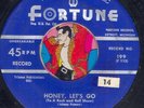 JOHNNY POWERS Honey Lets Go ROCKABILLY BOPPER 45 RPM