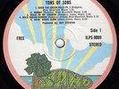 FREE Tons of Sobs RARER Textured Pink Rim Island UK LP