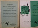 ANDY WARHOL ART COVER PROKOFIEV NEVSKY GREEN & BLUE