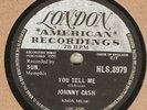JOHNNY CASH. YOU TELL ME / GOODBYE LITTLE DARLIN' 78rpm
