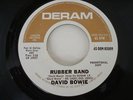 David Bowie 45 promo Rubber Band/There is a Happy Land