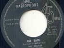 BEATLES -GET BACK - PARLOPHONE -BARBADOS VG++
