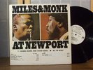 MILES DAVIS LP MILES & MONK WHITE LABEL PROMO VG+NM-