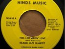 * ISLAND JAZZ QUARTET Feel Like Makin Love FUNK 45 Hear