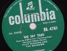 CLIFF RICHARD SHADOWS We Say Yeah INDIA prs. 78 rpm