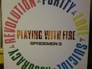 SPACEMEN 3 Playing With Fire BOMP Blue Vinyl LP