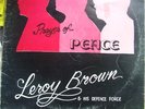 Leroy Brown - PRAYER of PEACE - Rare and Killer LP