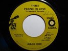 Funk 45 MACK RICE Three People in Love CAPITOL HEAR