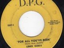 LENIS GUESS FOR ALL YOU'VE BEEN RARE SOUL 45 HEAR