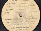 Victor Test Pressing #4672 Dated 1906 - Victor Brass Qt