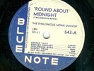 THELONIOUS MONK - 'ROUND MIDNIGHT - BLUE NOTE 78 RPM