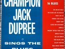 Champion Jack Dupree – 'Sings the Blues' LP on King