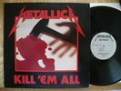 METALLICA- KILL 'EM ALL RARE 1983 ORIG MEGAFORCE METAL