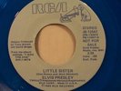 Elvis Presley Little Sister Rare 1983 Promo 45 Blue Wax