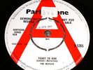 RARE Beatles UK demonstration white red Single 9.4.1965