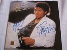 Michael Jackson Thriller Double Signed LP With COA 