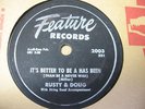 RUSTY & DOUG Better To Be Has Been FEATURE N- HonkyTonk