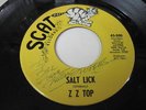 ZZ TOP - Salt Lick 45 AUTOGRAPHED RARE 1st Record SCAT