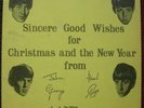 THE BEATLES 1963 ORIGINAL CHRISTMAS FAN CLUB FLEXI CLIP