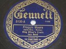 King Oliver's Creole Jazz Band 78 -Gennett 5135 Froggie