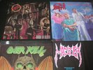 4x Vinyl Slayer Overkill Death Master Trash Metal