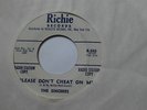 THE SINCERES: RARE DOO WOP SOUL 45 PLEASE DON'T CHEAT