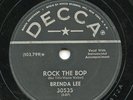 HEAR-Rare Early Rock n Roll 78- Brenda Lee-Rock The Bop