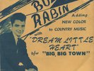 HEAR-Rare Country 45 & P/S-Buzz Rabin-Bozo Darnell-Drea