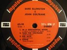 JOHN COLTRANE Duke Ellington IMPULSE LP Rare Van Gelder