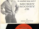 TEEN DOOWOP 45 + PICTURE SLEEVE--MICKEY ROONEY JR--HEAR